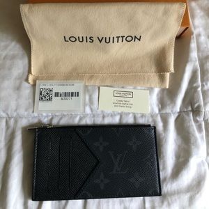 NWT LV ECLIPSE MONOGRAM TAIGARAMA COIN CARD HOLDER